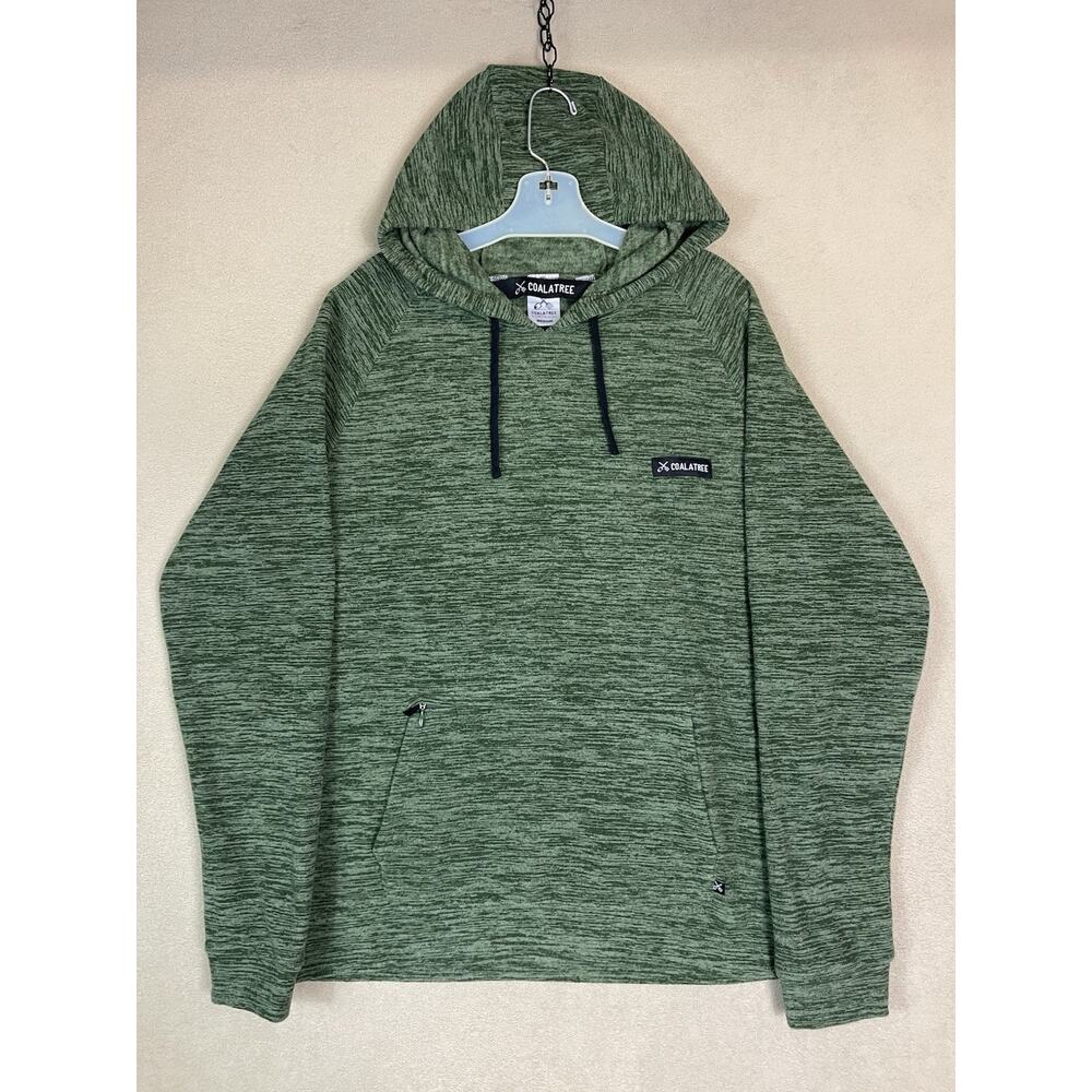 Coalatree Hoodie Mens M Green‎ Nature Friendly Regular Fit Pullover Sweatshirt